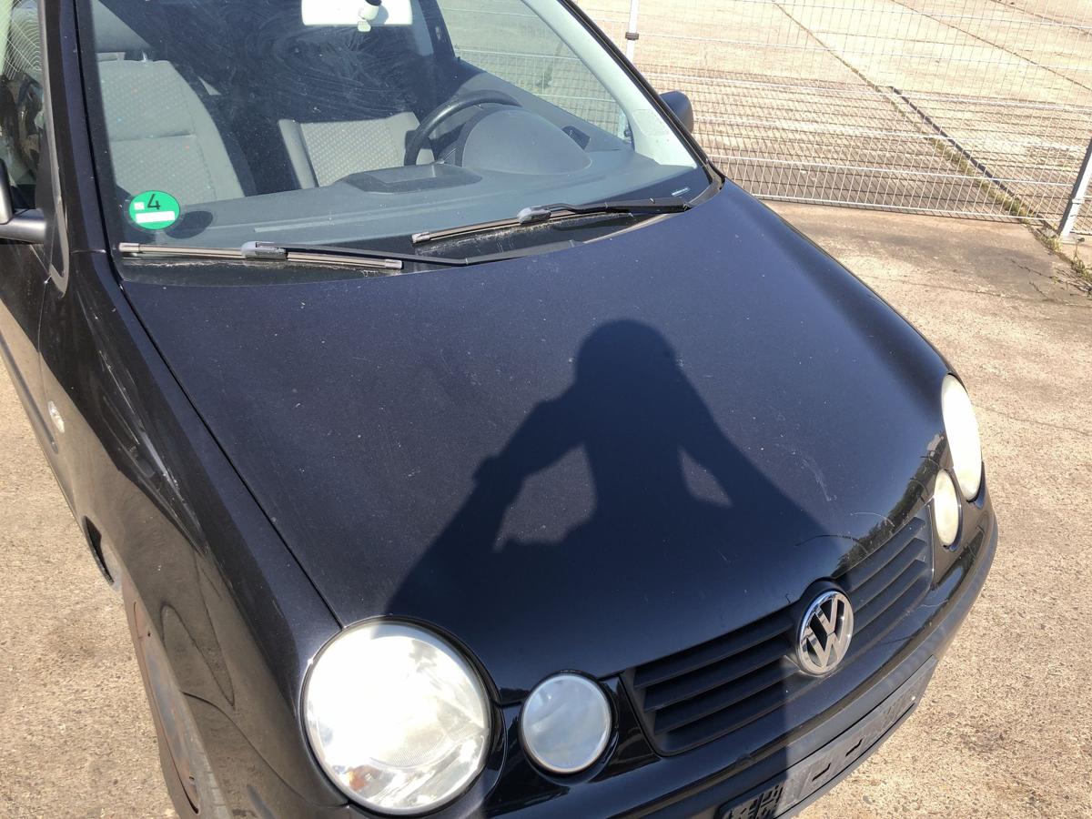 VW Polo 9N 9N1 Motorhaube Haube Klappe Deckel Motorklappe LC9Z Black Magic Perl