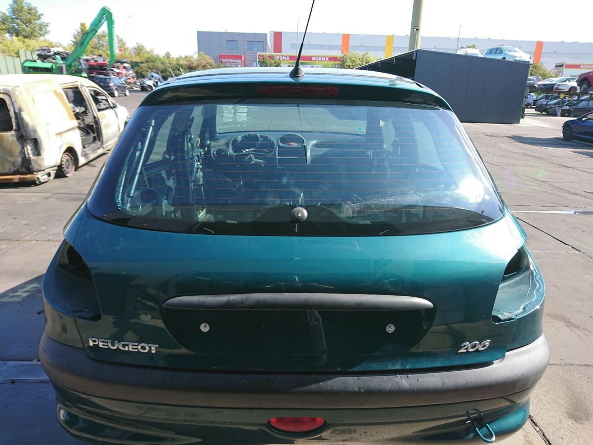 Peugeot 206 5trg orig Heckklappe mit Scheibe KSJ Grün Tie Break Bj 00