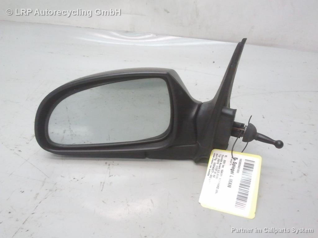 Hyundai Accent 2 LC Außenspiegel links manuell schwarz unlackiert BJ2001