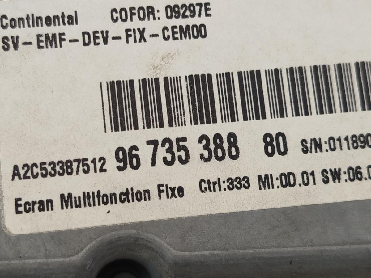 Citroen DS3 Sport Chic Display Anzeige BIldschirm Navigation Radio OEM