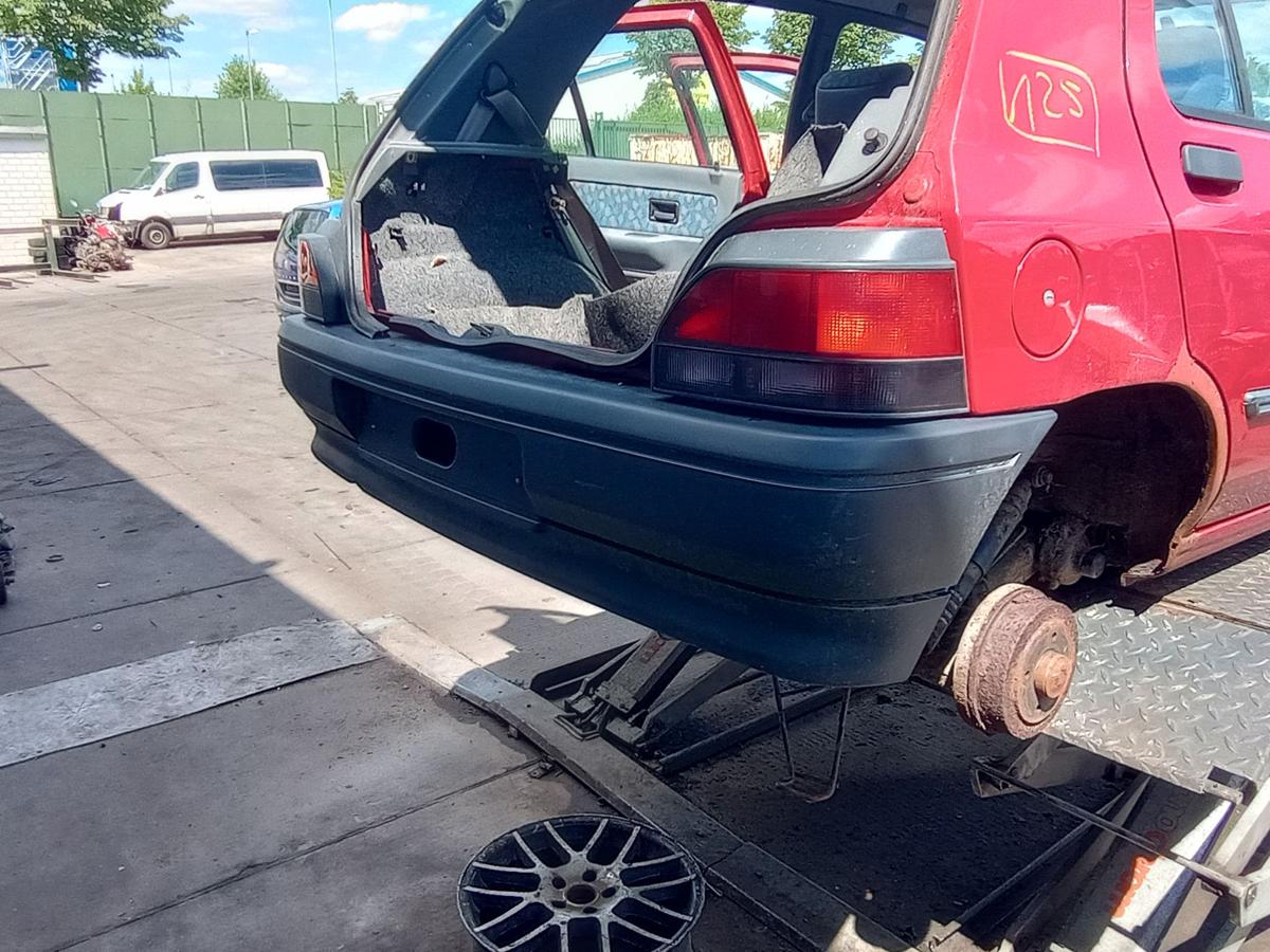 Renault Clio I original Stoßstange Stossfänger hinten unlackiert Bj 1993