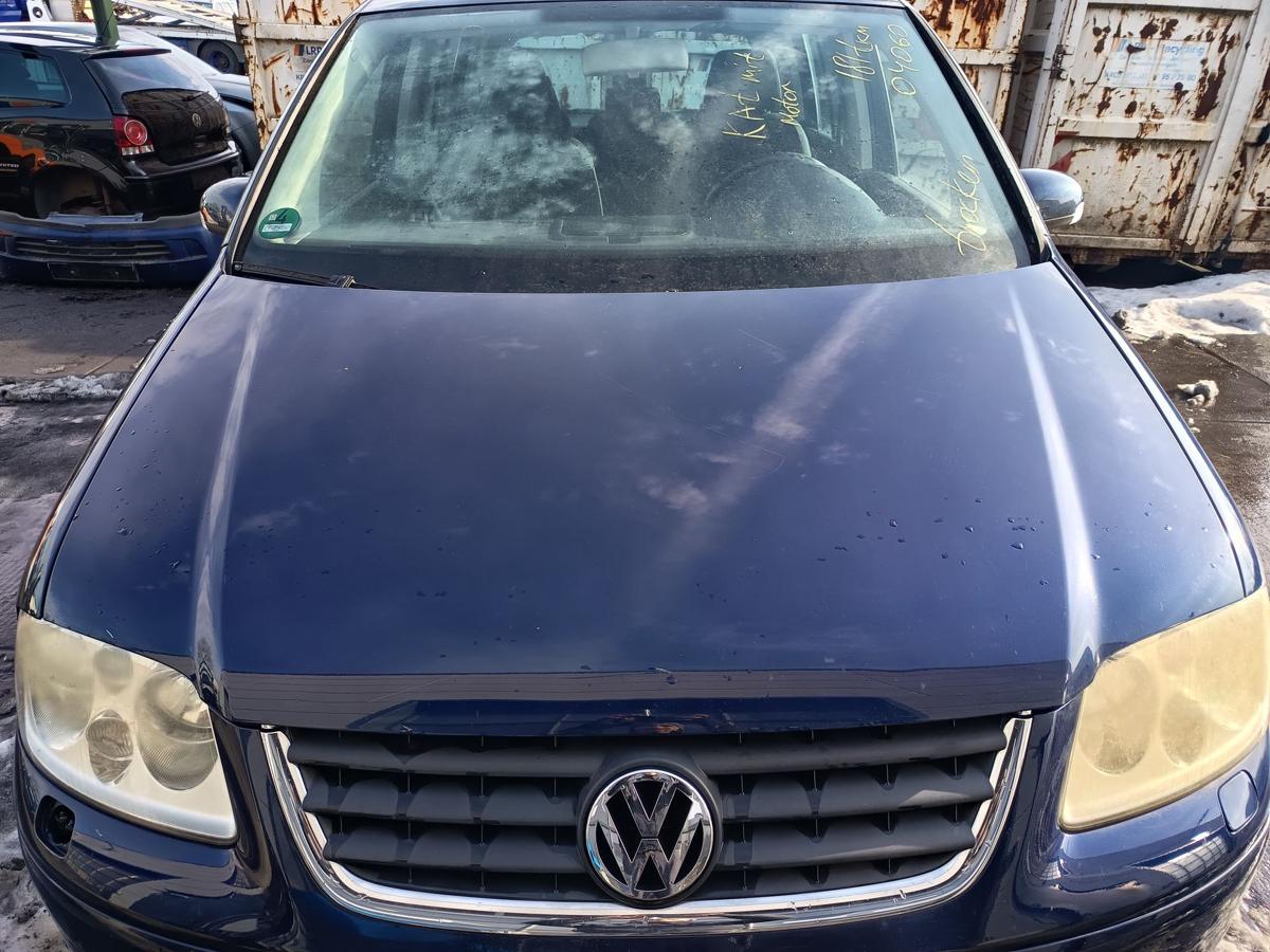 VW Touran 1T original Motorhaube Klappe vorn/Front B5N Indigoblau bis 2006