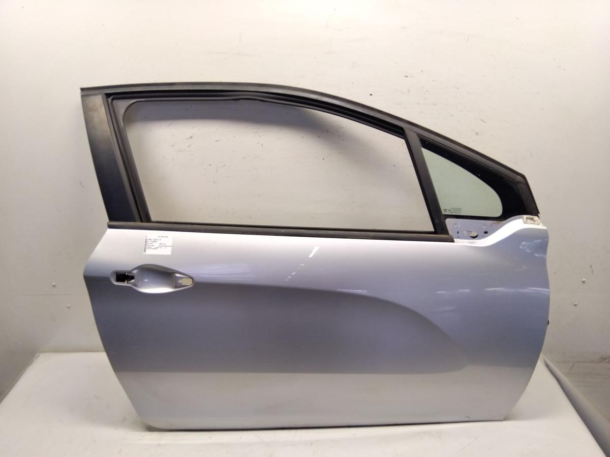 Peugeot 208 Tür vorn rechts Beifahrertür 3-Türer silber aluminiumgrau Bj.2016