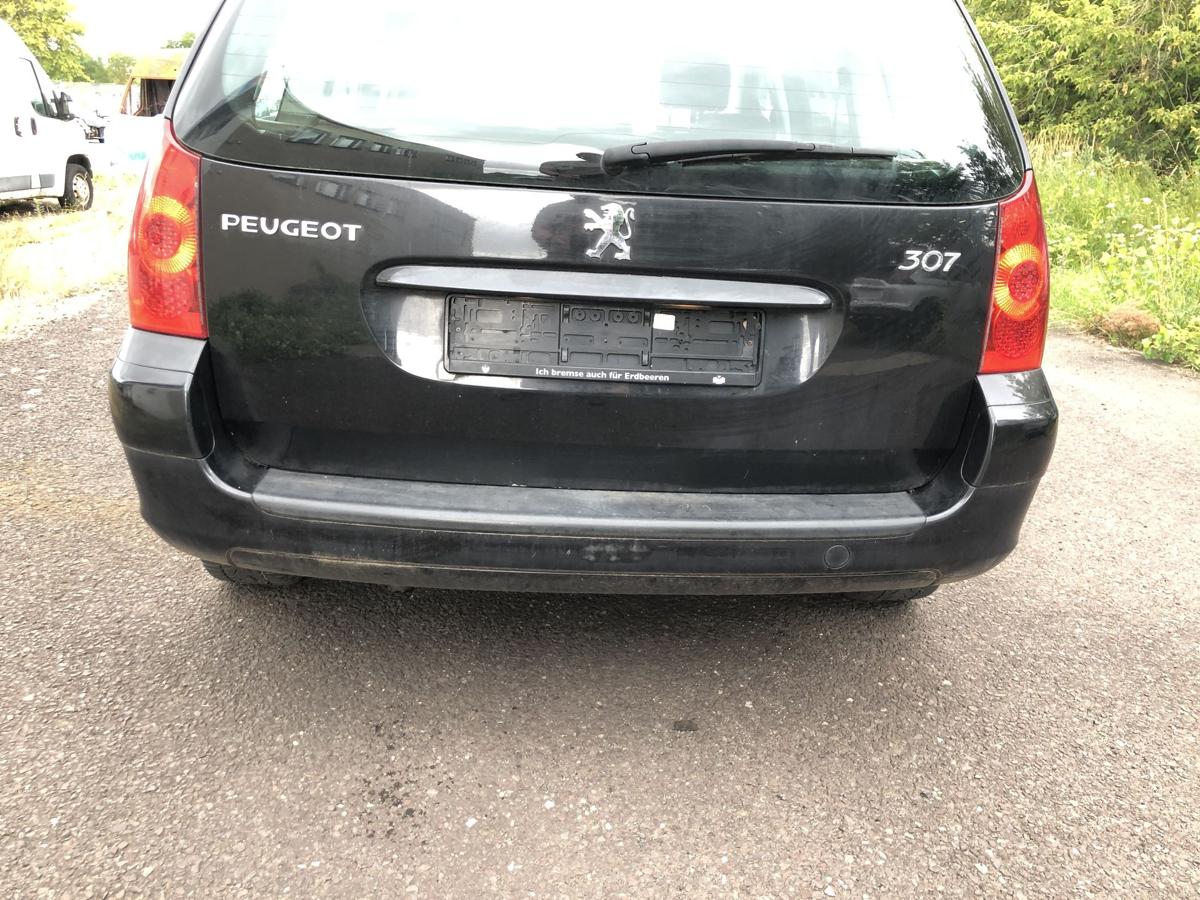 Peugeot 307 SW 3E 3H Sto&szlig;f&auml;nger hinten Hecksch&uuml;rze Kombi ohne PDC EXL schwarz