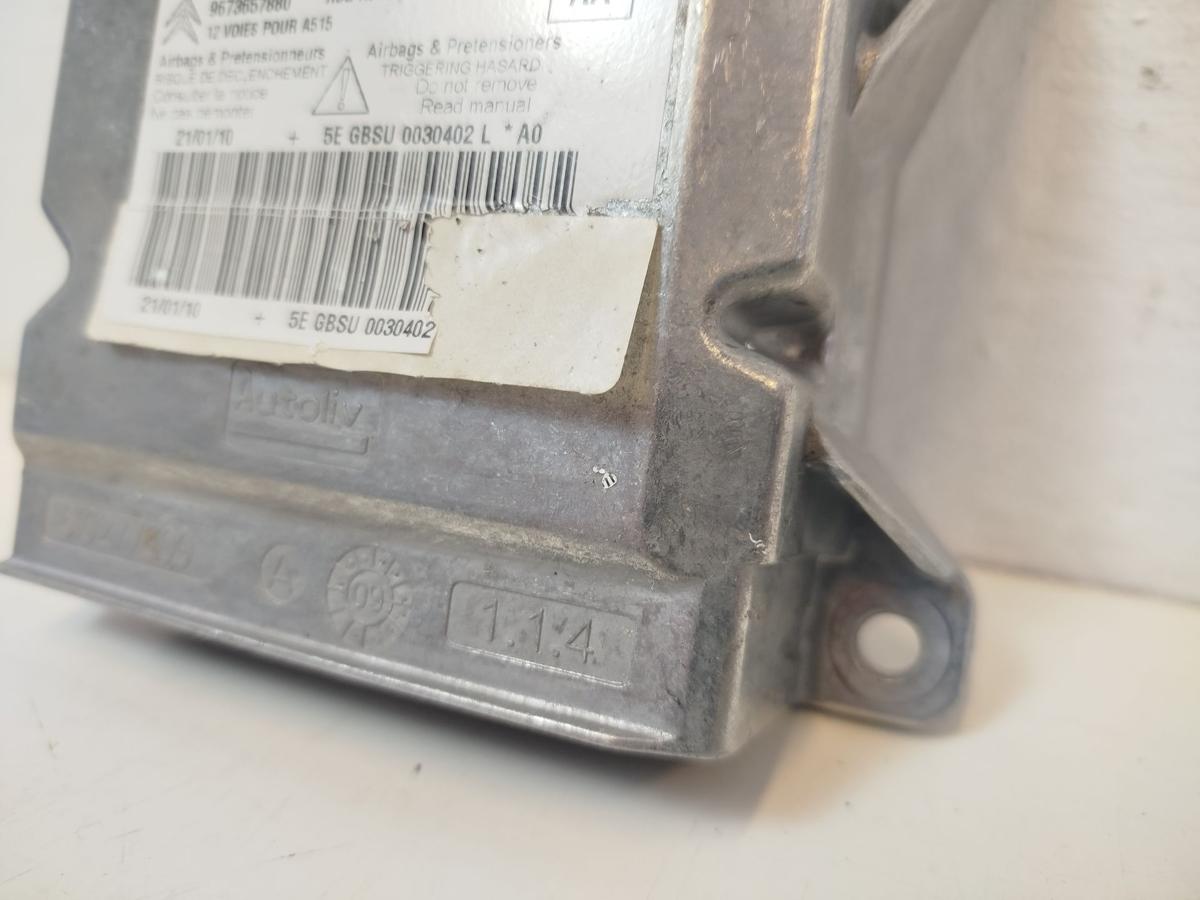 Citroen DS3 Sport Chic Steuerger&auml;t Airbag und Gurtstraffer Autoliv OEM