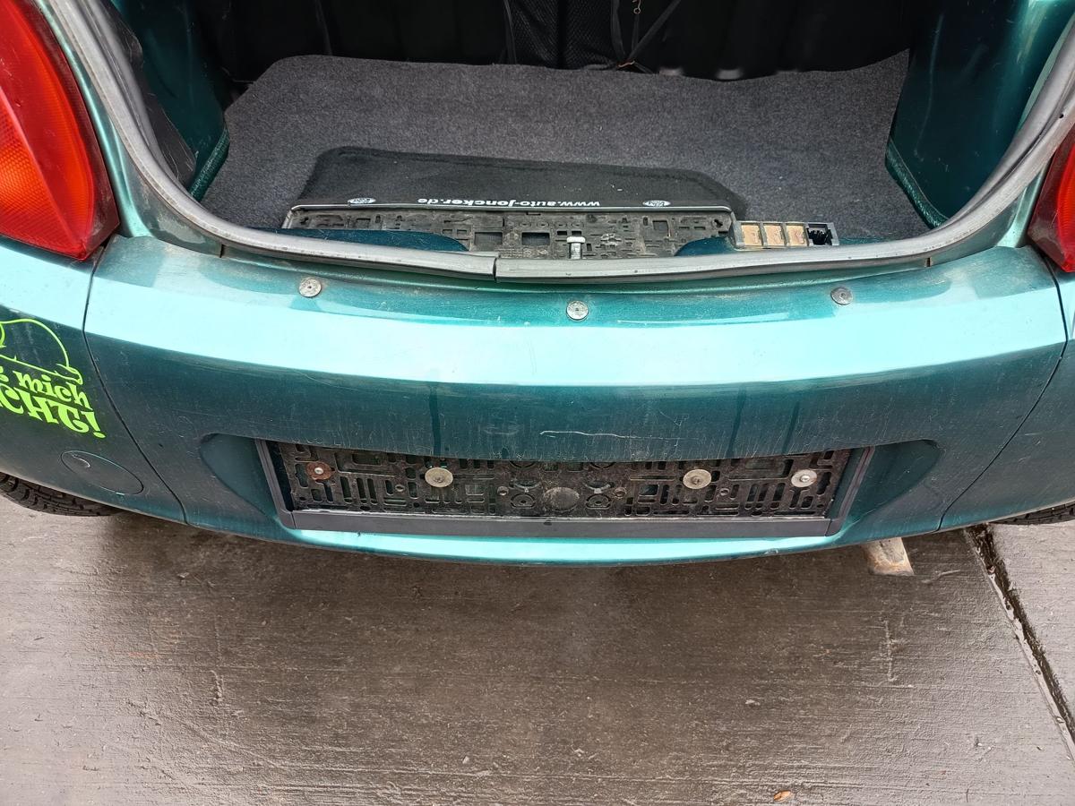 Ford KA RBT original Sto&szlig;stange hinten mitte Karibik Gr&uuml;n Baujahr 1999