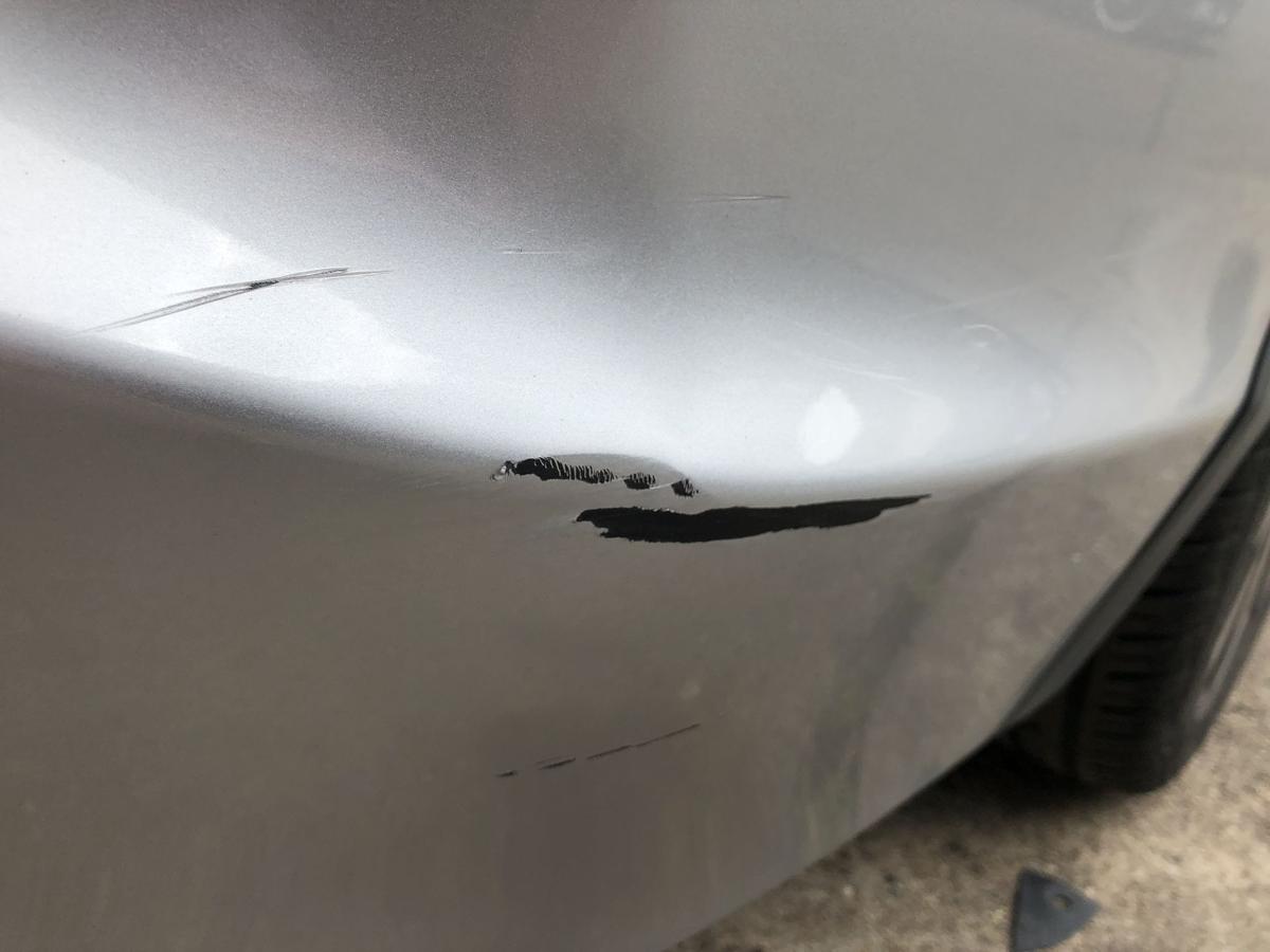 Honda Civic Tourer IX MK9 FK3 Stoßfänger hinten Heckschürze Kombi NH700M silber