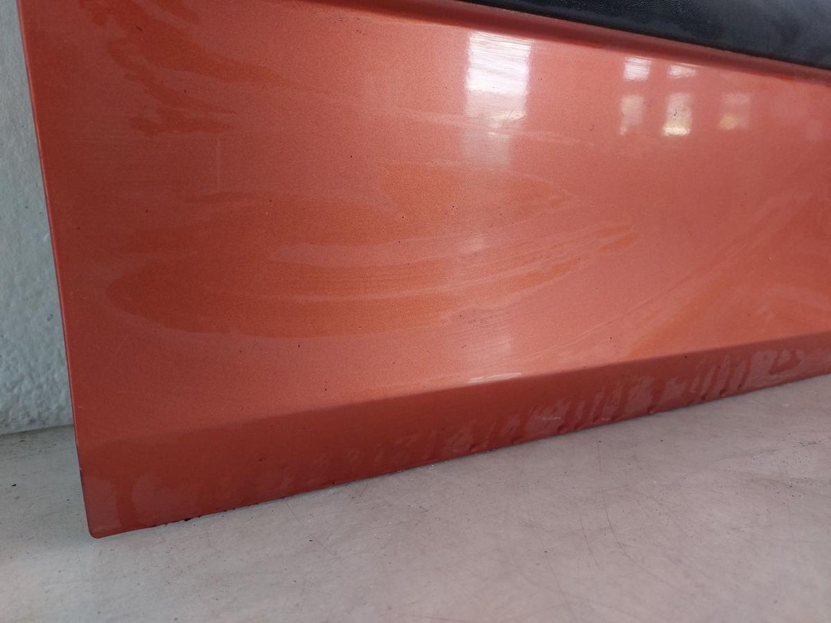 Skoda Fabia 5J T&uuml;r vorn rechts Beifahrert&uuml;r Rohbau LF3H Tangerine Orange 06-14