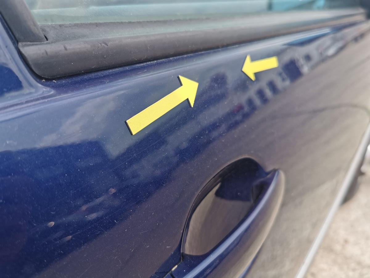 VW Bora 1J Beifahrertür Tür Autotür Rohbautür vorn rechts LB5N Indigoblau Perl