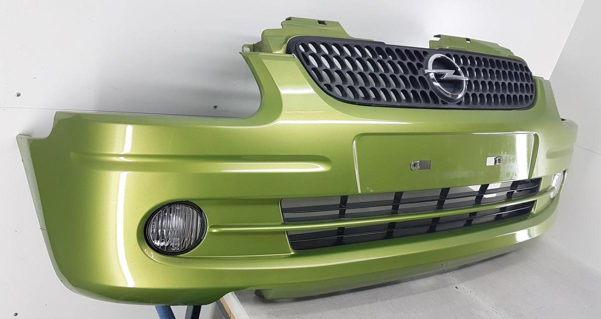 Opel Agila A Stoßstange Stoßfänger vorn 422495135 in 43U Kiwigruen Bj2001