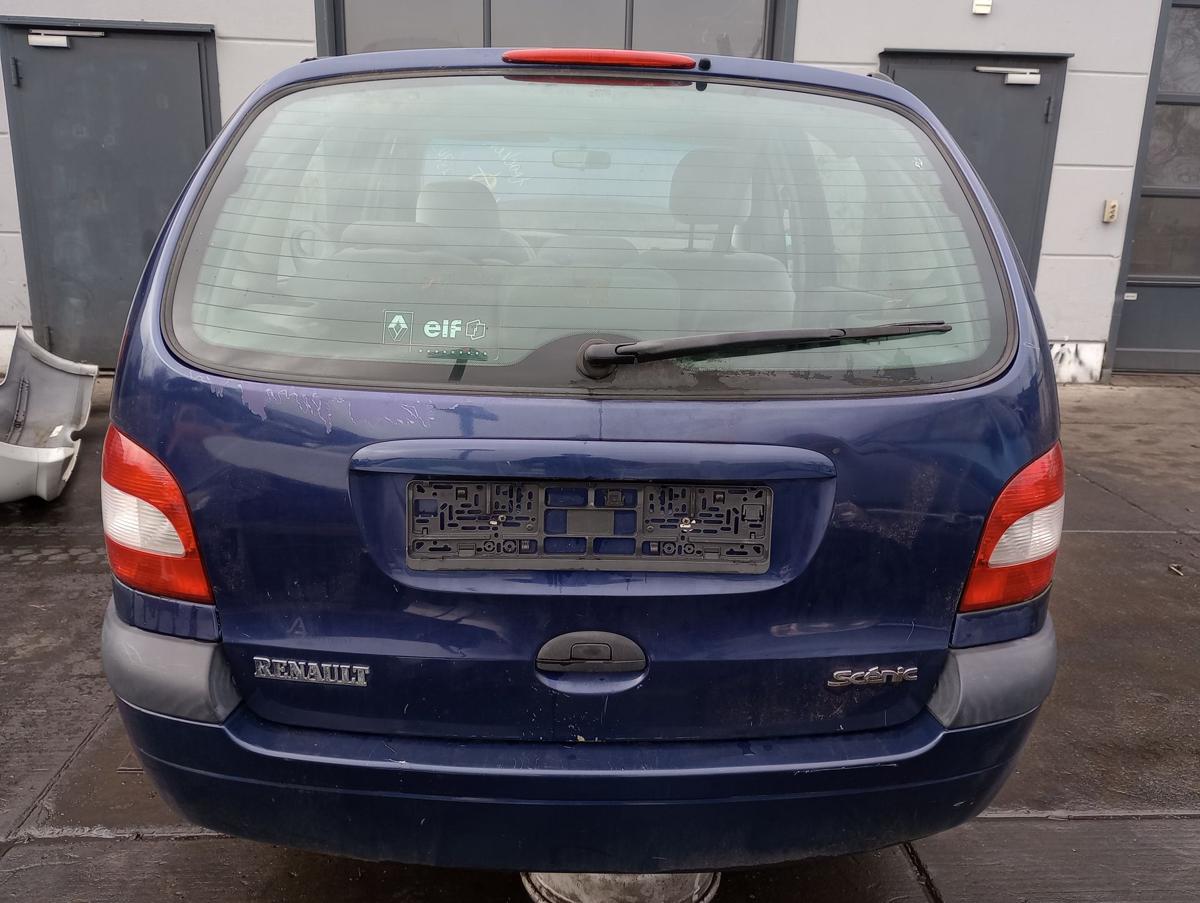 Renault Megane Scenic I original Heckklappe mit Scheibe F43 Tintenblau Bj 2003