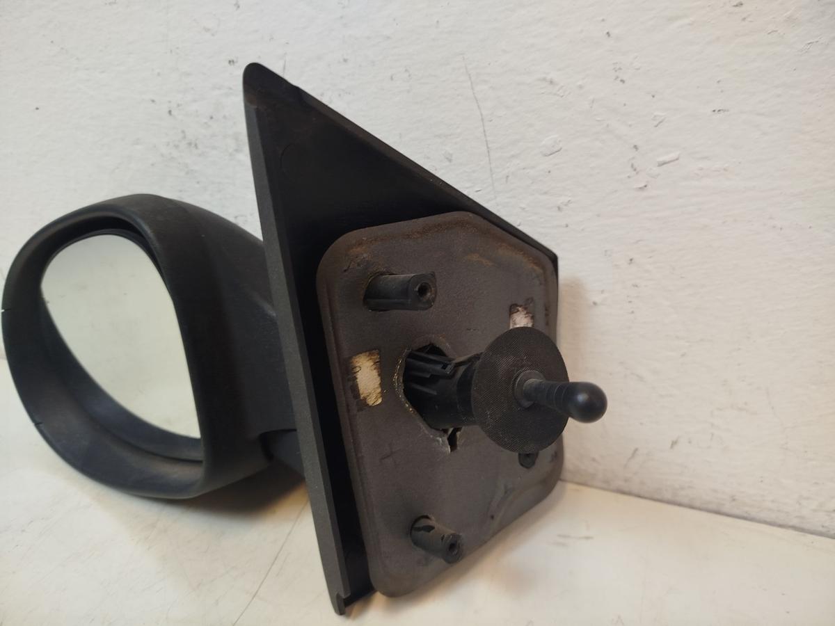 Renault Twingo 2 II Au&szlig;enspiegel links R&uuml;ckspiegel manuell unlackiert Spiegel