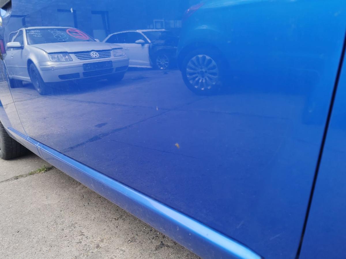 Daihatsu Cuore 251 Fahrertür Tür Autotür Rohbautür vorn rechts B51 Blue Perl met