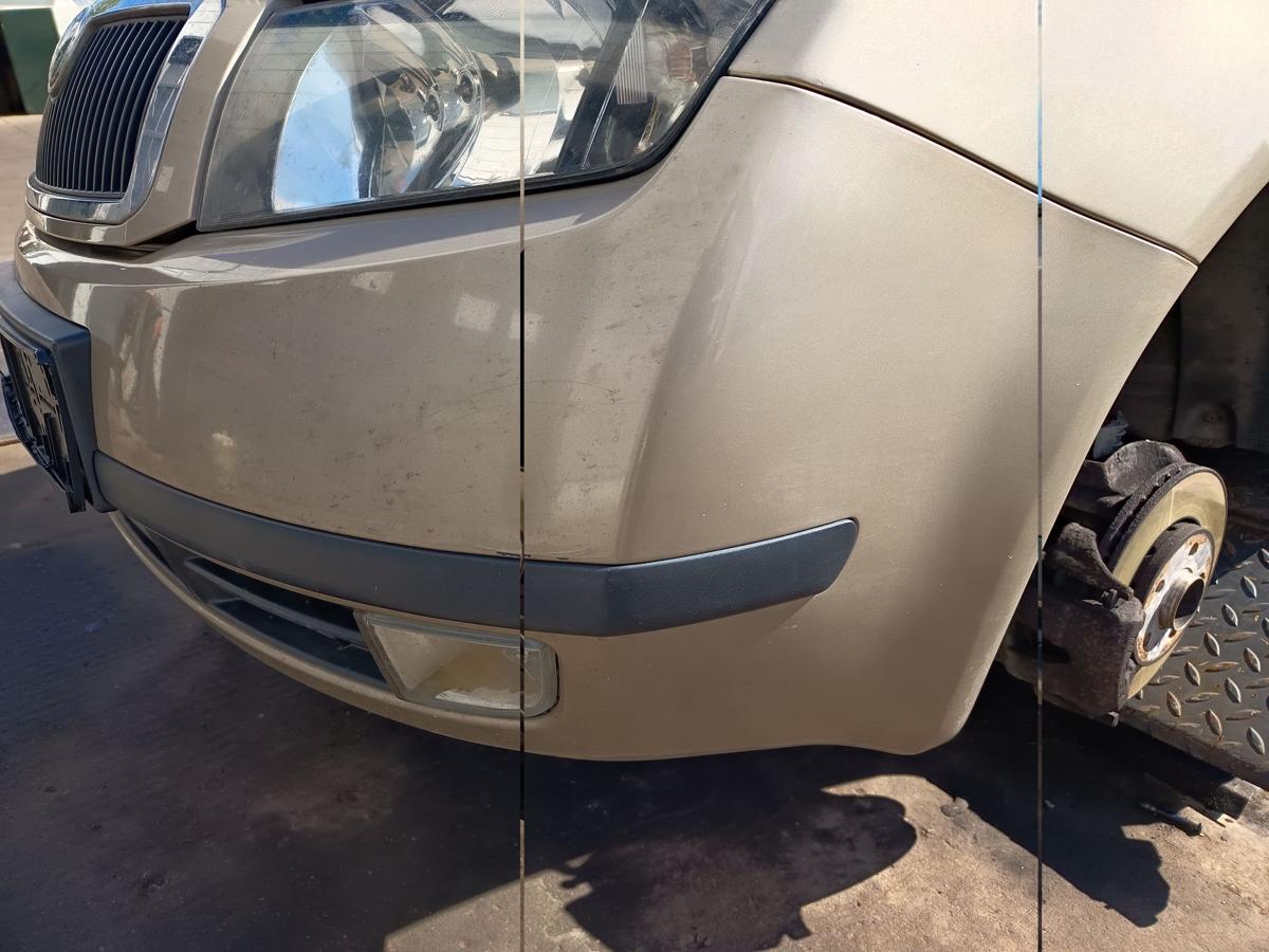 Skoda Fabia 6Y original Sto&szlig;stange vorne 9201 Sahara Beige Metallic Bj 2004
