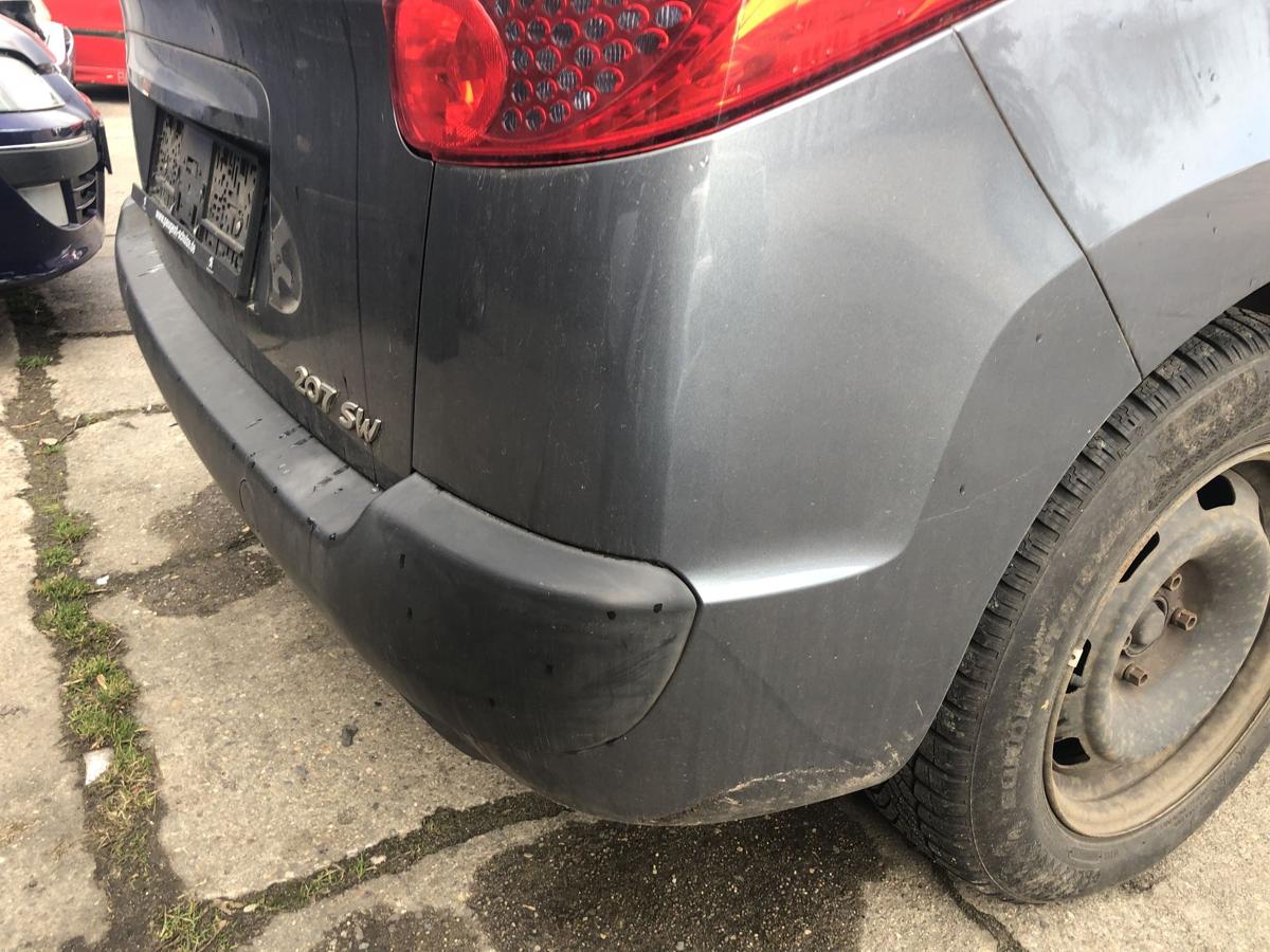 Peugeot 207 SW Typ WE Sto&szlig;f&auml;nger hinten Hecksch&uuml;rze Hecksto&szlig;stange KTH grau