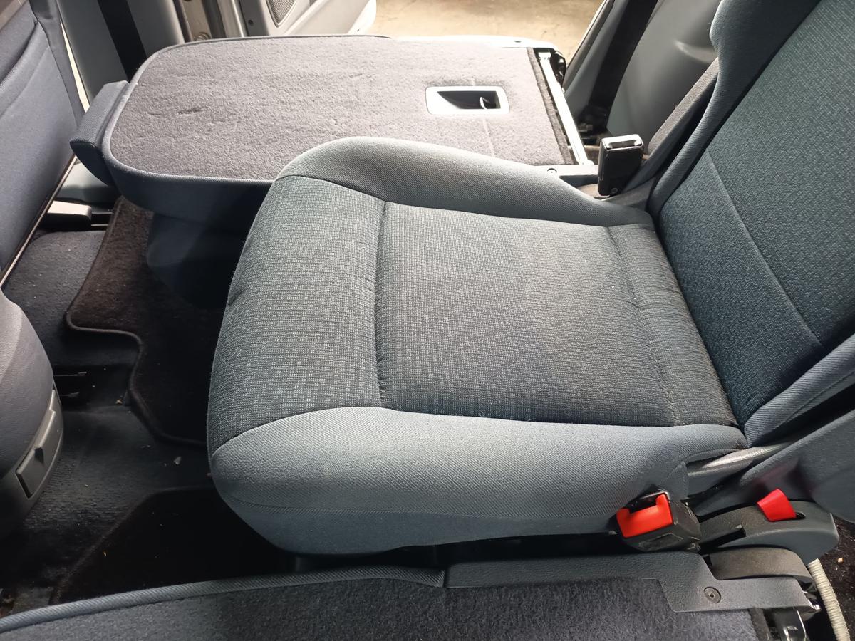 Ford S-Max 1 original Sitz hinten mitte Reihe 2 Stoff blau/grau Bj 2009