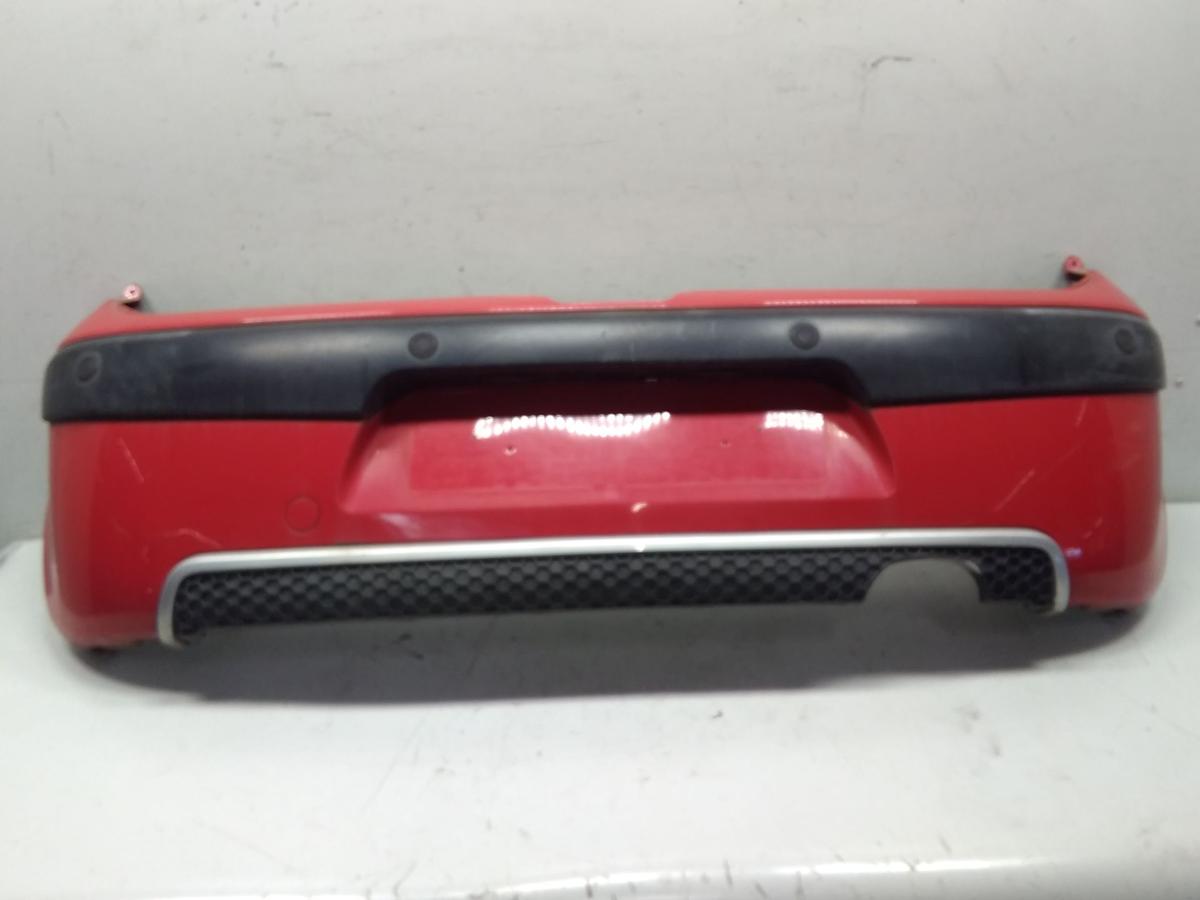 Peugeot 1007 original Stoßfänger Stoßstange hinten Sport rot mit PDC Bj.2005
