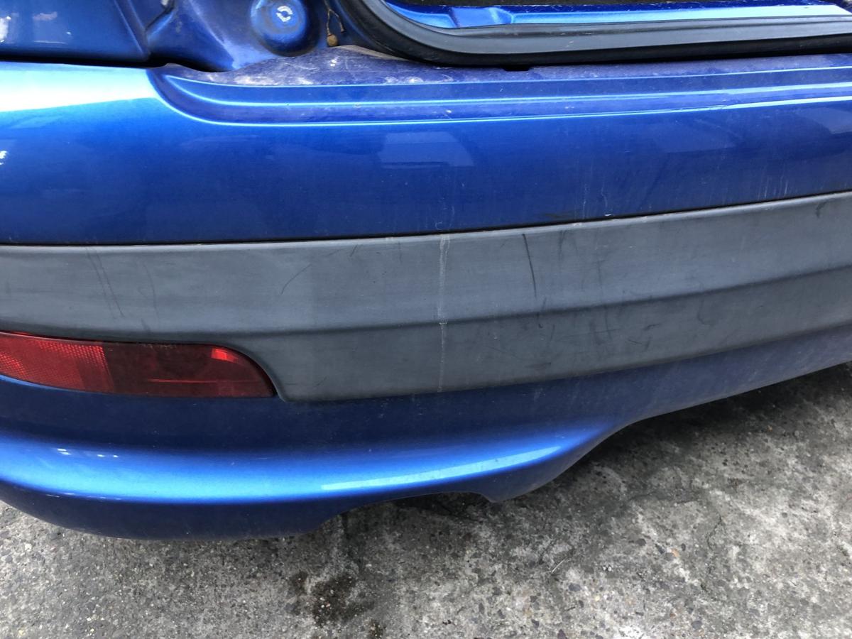 Peugeot 206+ Stossstange hinten Stossf&auml;nger Bumper Hecksch&uuml;rze KGS Bleu Ipanema