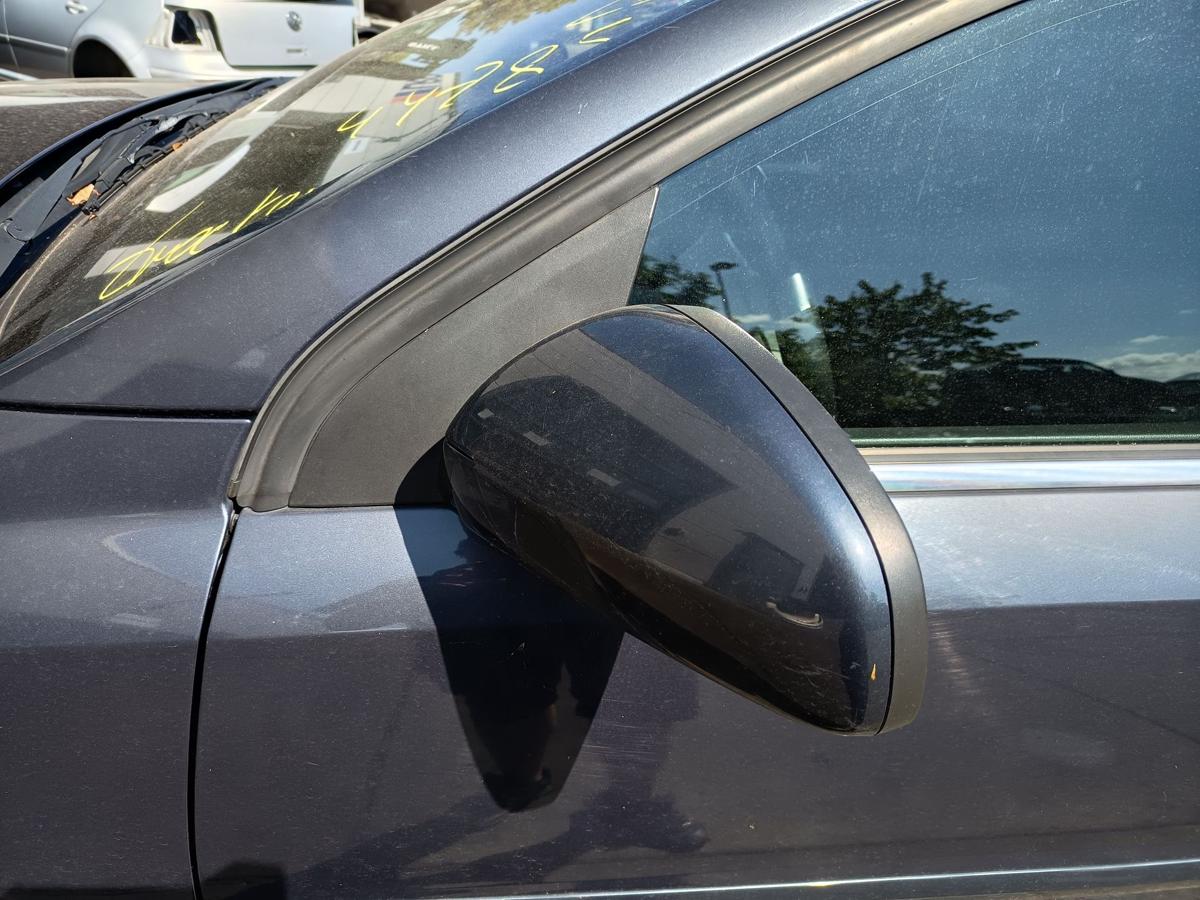 Opel Signum original Au&szlig;enspiegel elektrisch klappbar Z168 Metro Blau Bj 2007