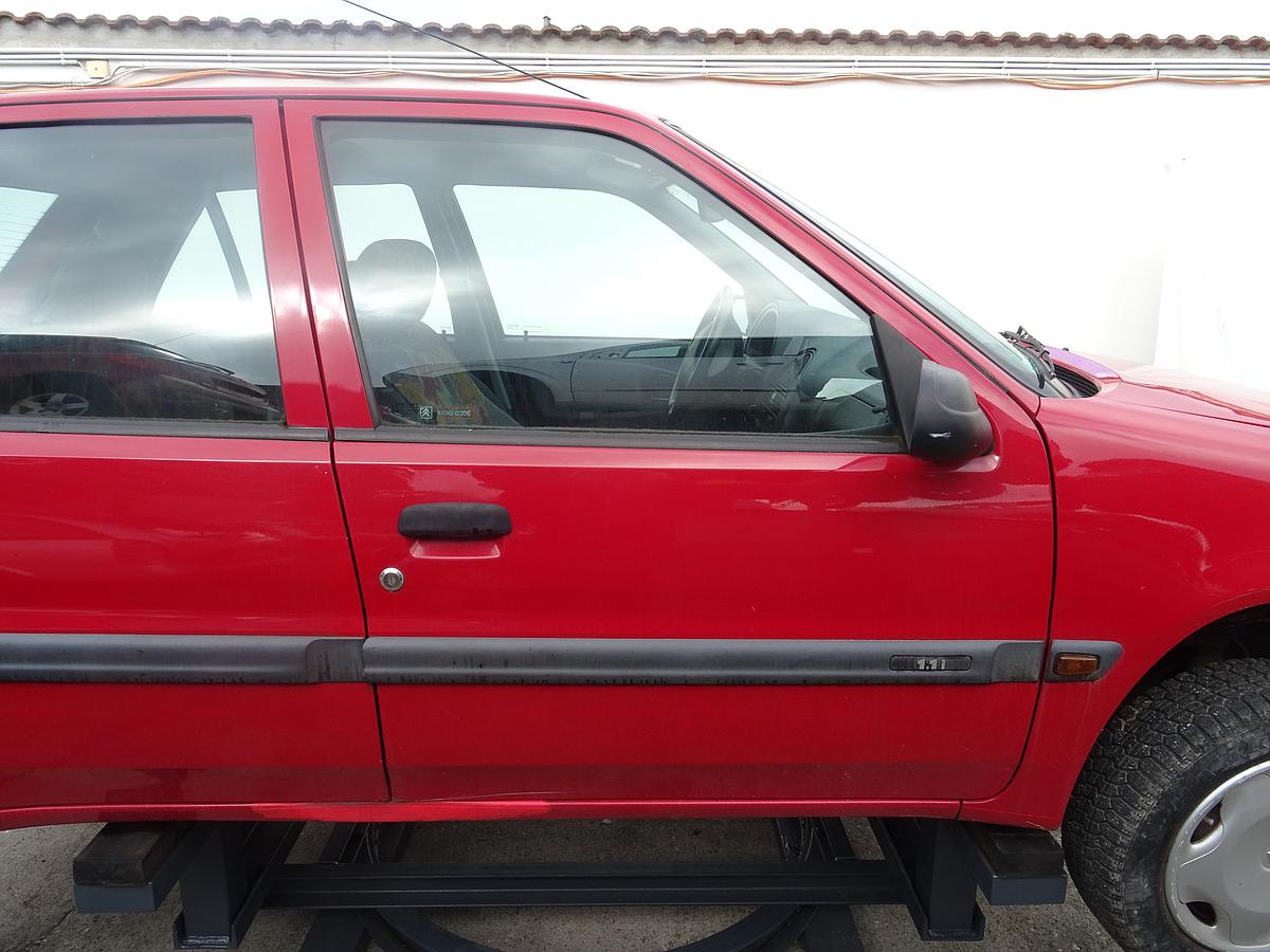 Citroen Saxo original Tür vorn rechts Beifahrertür Rot 5-Türer Bj.1998