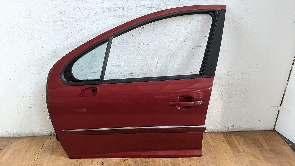 Peugeot 207SW Outdoor Fahrertür Tür vorn links ab 09 KJC weinrot