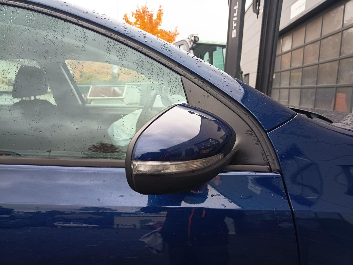 VW Golf VI 6 Limo orig Spiegel rechts elektrisch Blinker 5trg LD5Q Blau Bj 2009