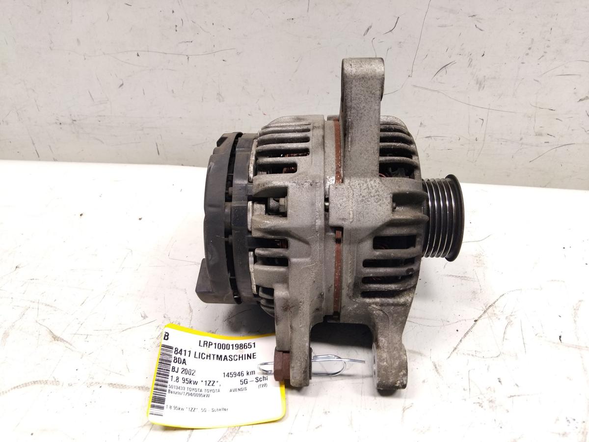 Toyota Avensis T22 original 80A Lichtmaschine Generator 0124315024 BOSCH BJ2002