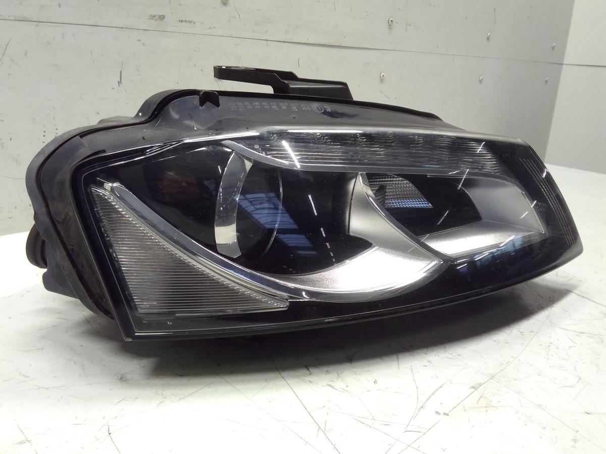 Audi A3 8P Facelift original Xenon Scheinwerfer rechts mit LED-Tagfahrl. Bj.2010