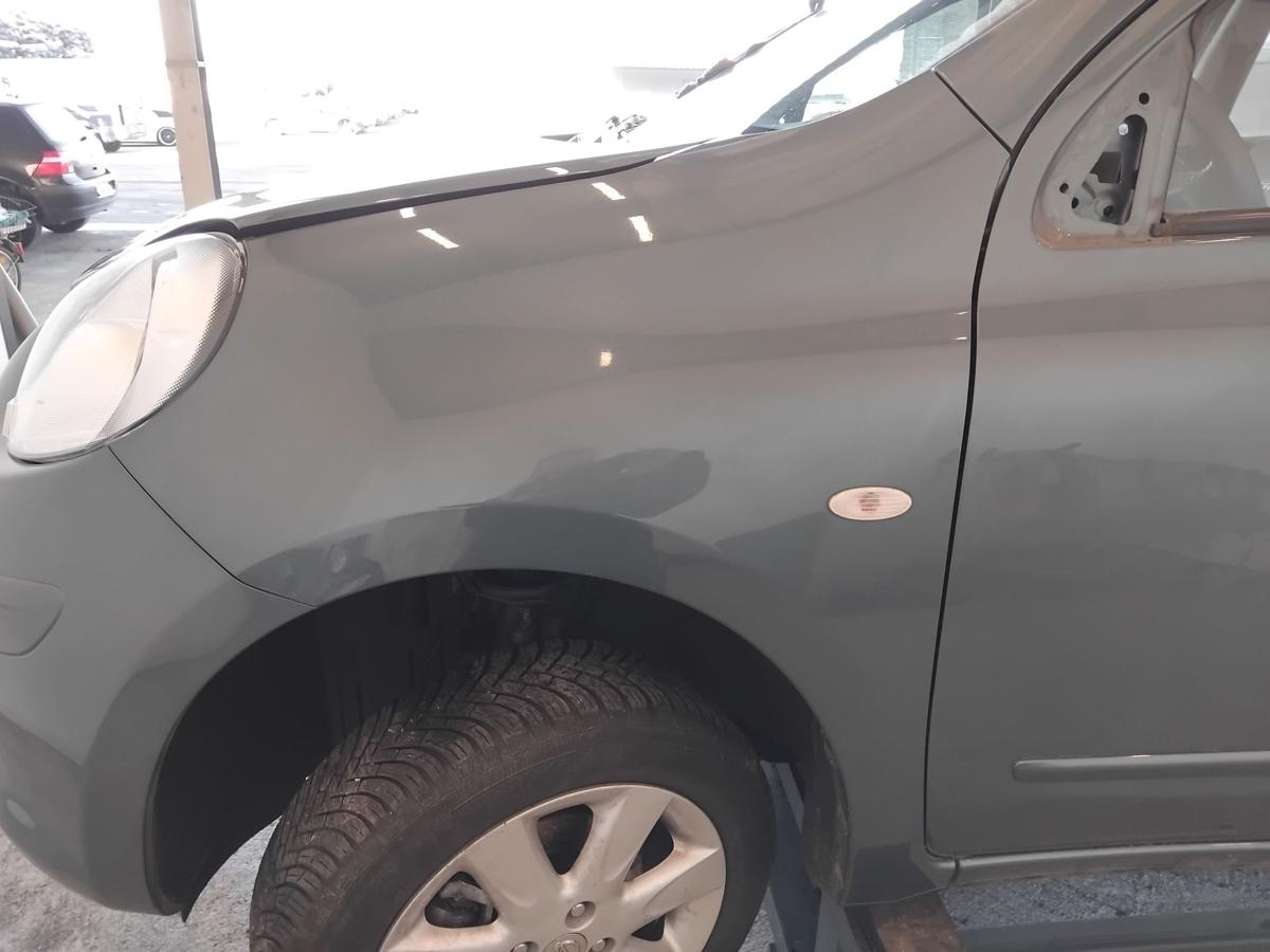 Nissan Micra 4 K13 original Kotfl&uuml;gel vorn links FAA Greyish Green Pearl BJ2013