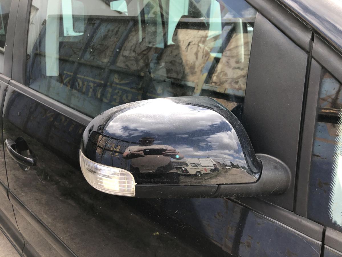 VW Touran 1T 1T1 Au&szlig;enspiegel rechts Spiegel R&uuml;ckspiegel elek LC9X Deep Black