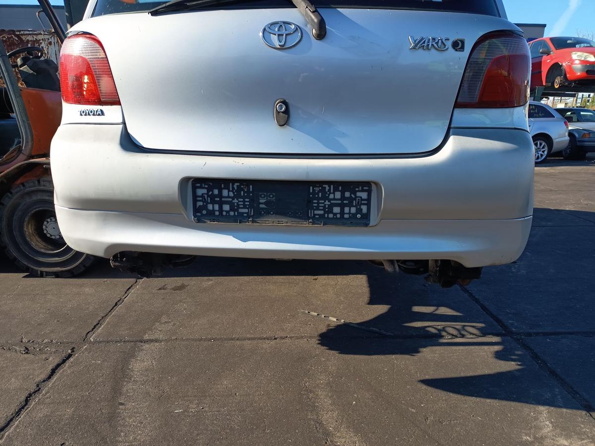 Toyota Yaris XP10 orig Stoßstange hinten Stoßfänger 199 Siber Bj 2000