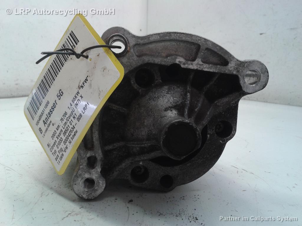 Citroen Xsara N6 original Anlasser Starter D6RA572 VALEO BJ2003