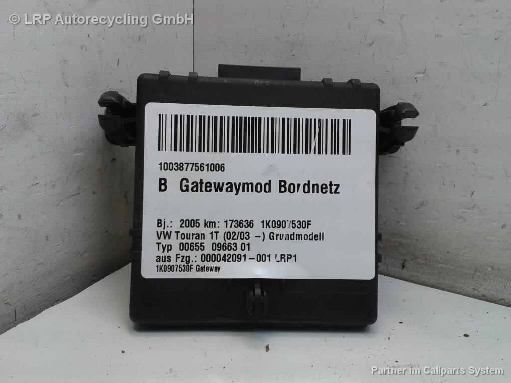 VW Touran 1T BJ2005 Gateway Bordnetz 1K0907530F Temic