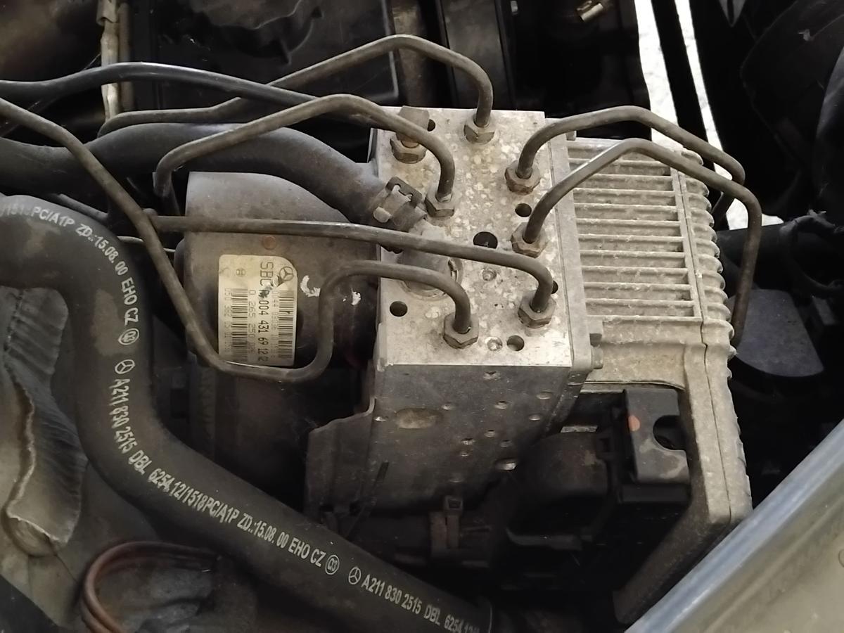 Mercedes E-Klasse 211 original ABS-Block SBC Bremsger&auml;t BJ2004 A004431691202