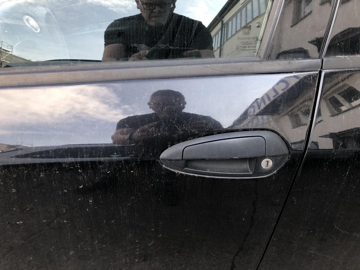 Fiat Punto EVO 199 T&uuml;r vorn links Fahrert&uuml;r 5 t&uuml;rer Roh 876 Nero Mille Miglia