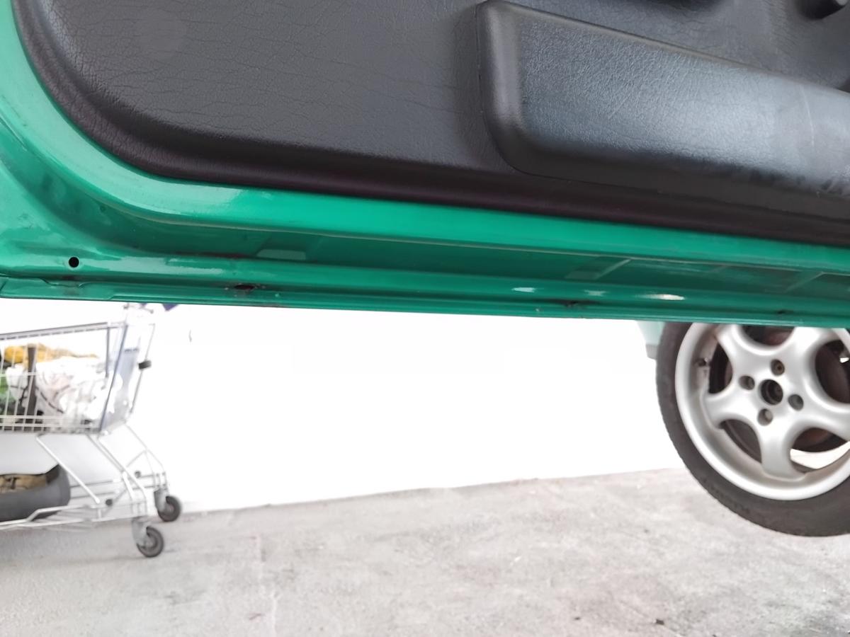 VW Golf 3 1H T&uuml;r vorn links Fahrert&uuml;r 3-t&uuml;rig LD6P fashiongr&uuml;nmetallic BJ1995