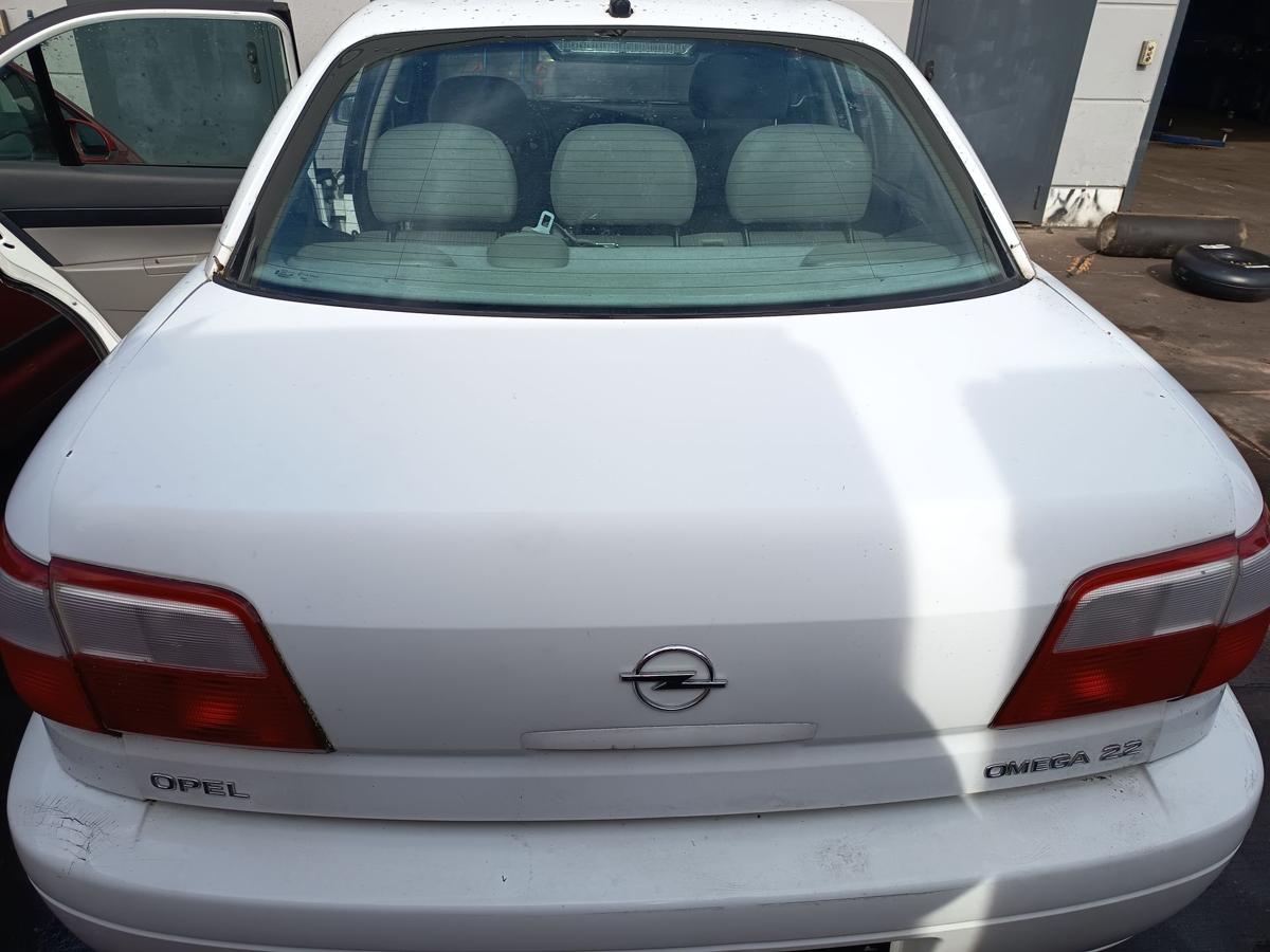 Opel Omega B original Heckklappe Deckel hinten Y474 Casablancawei&szlig; Bj 2001