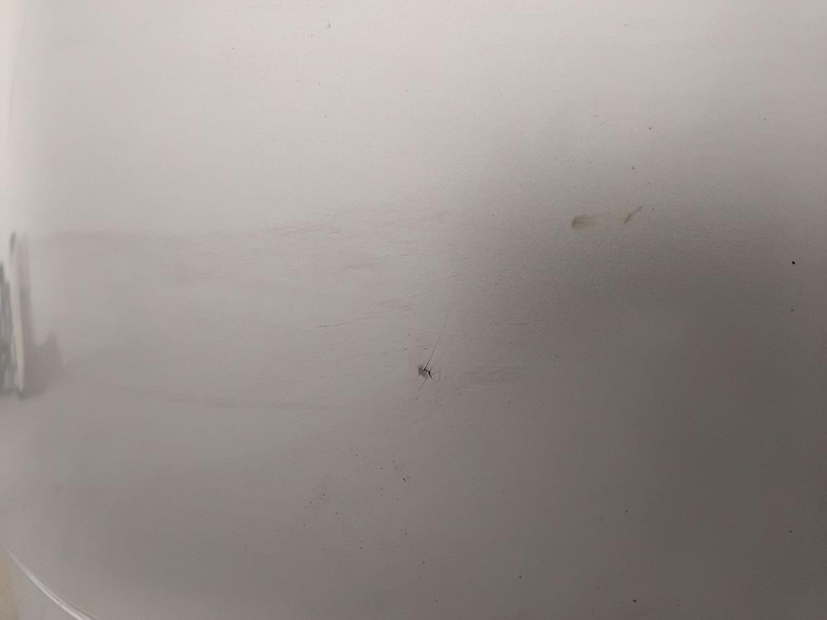 BMW 1er E81 E87 LCI orig.Sto&szlig;stange Sto&szlig;f&auml;nger hinten Facelift BJ2007 titansilber 354