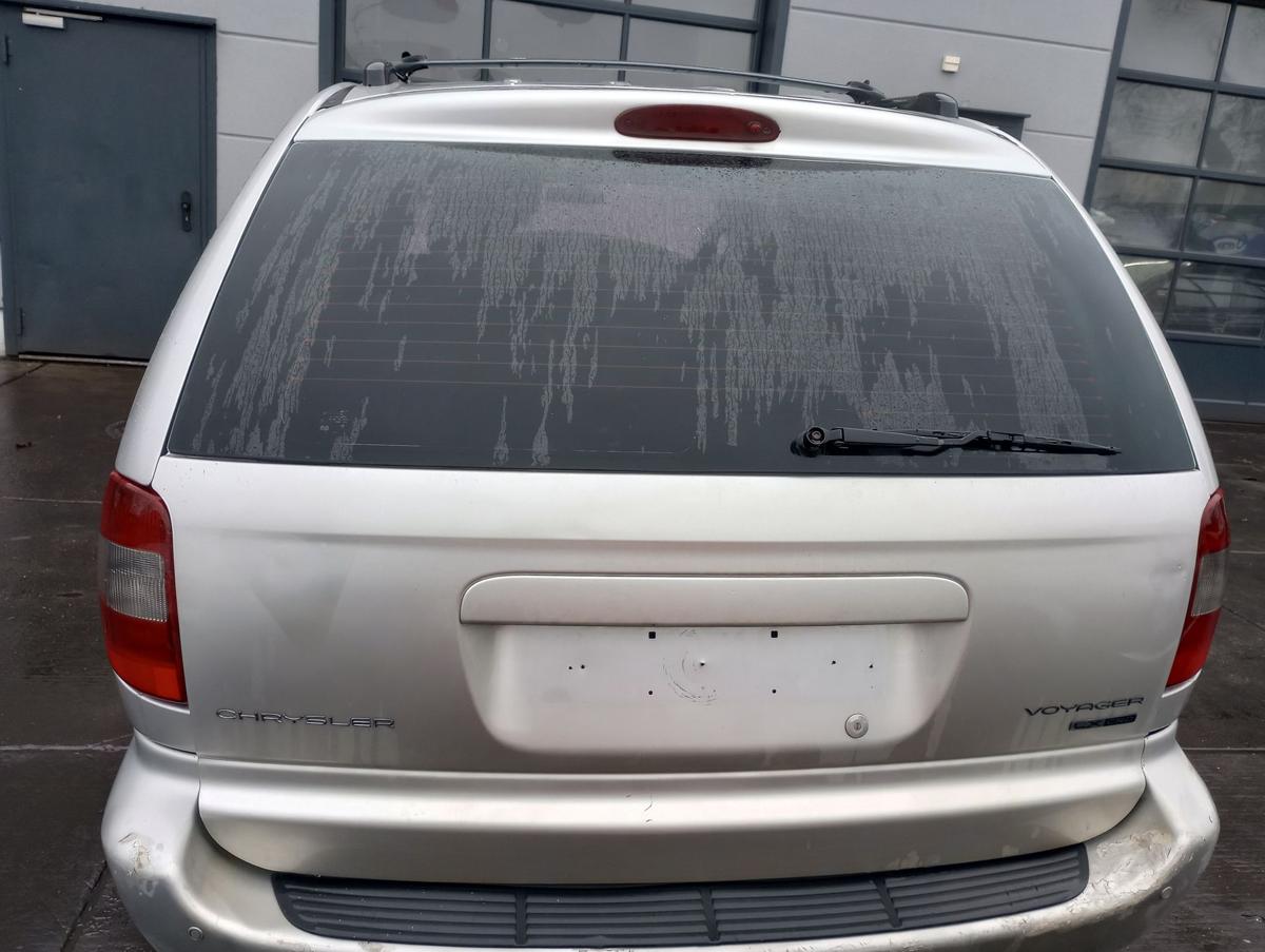 Chrysler Voyager IV RG orig Heckklappe mit Scheibe silber met Bj 2006