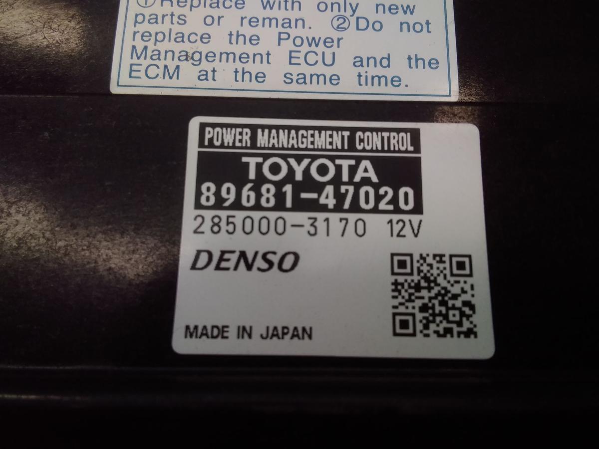 Toyota Prius+ W4 Steuergerät Power Management Control 89681-47020 Bj.2015