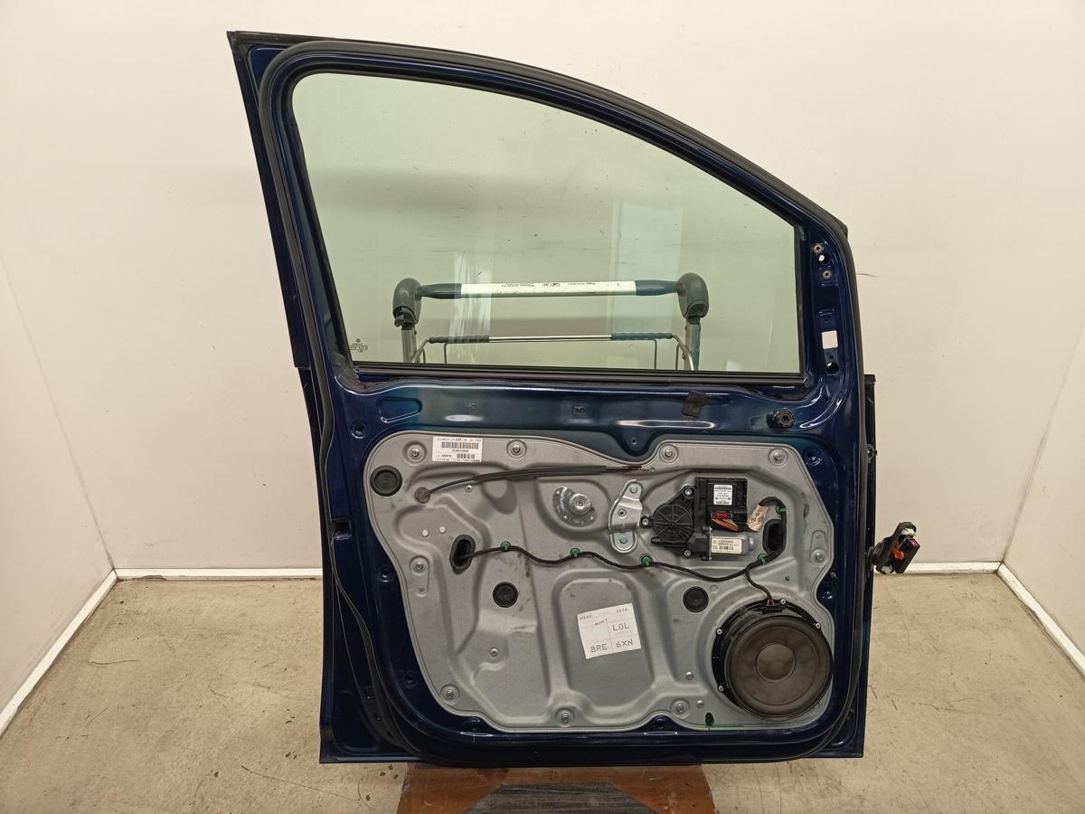 VW Touran 1T original T&uuml;r vorn links Fahrer B5N Indigoblau Bj 2006
