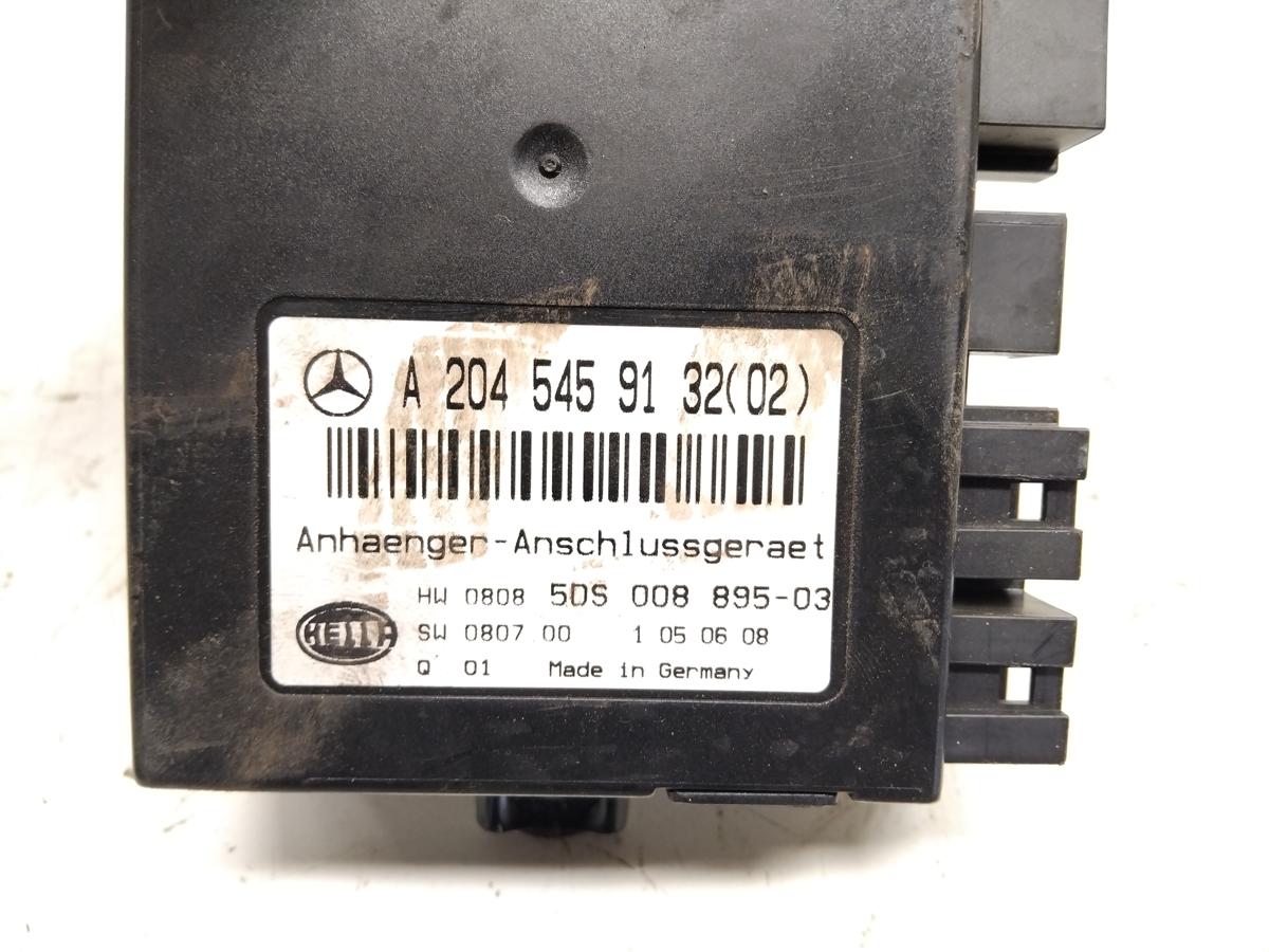 Mercedes C-Klasse 204 original Anh&auml;nger-Anschlu&szlig;ger&auml;t Steuerger&auml;t Anh&auml;ngerkupplung Bj.2008