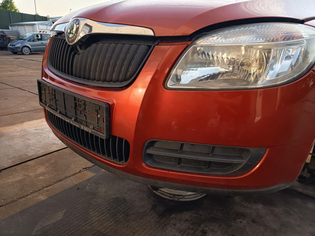 Skoda Fabia 5J original Sto&szlig;stange vorne LF3H Orange Baujahr 2007