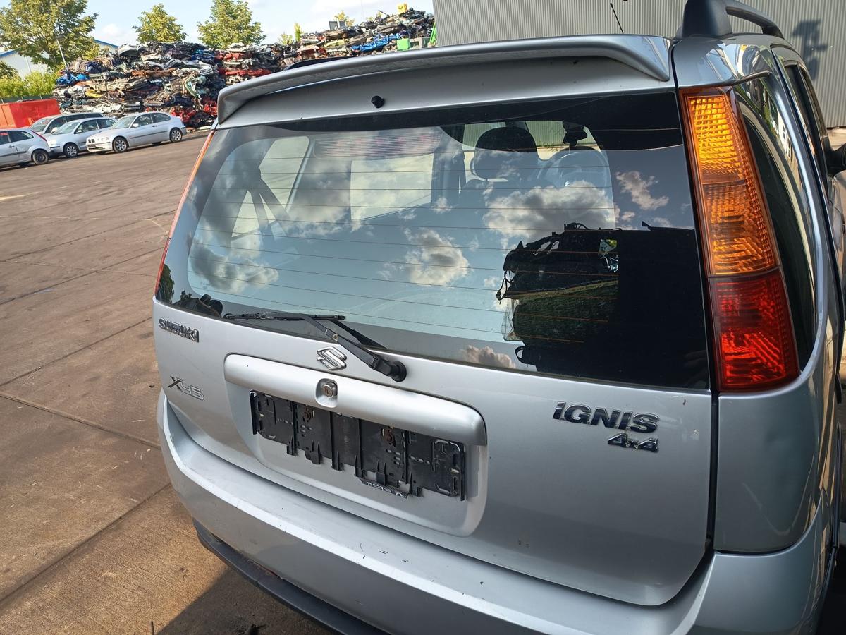 Suzuki Ignis II X45 original Heckklappe mit Scheibe Ez 2007 ZCC Silky Silver met