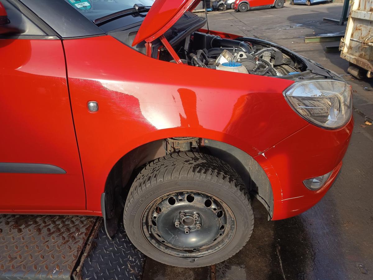 Skoda Fabia 5J orig Kotflügel rechts LF3K Rot ab 2010