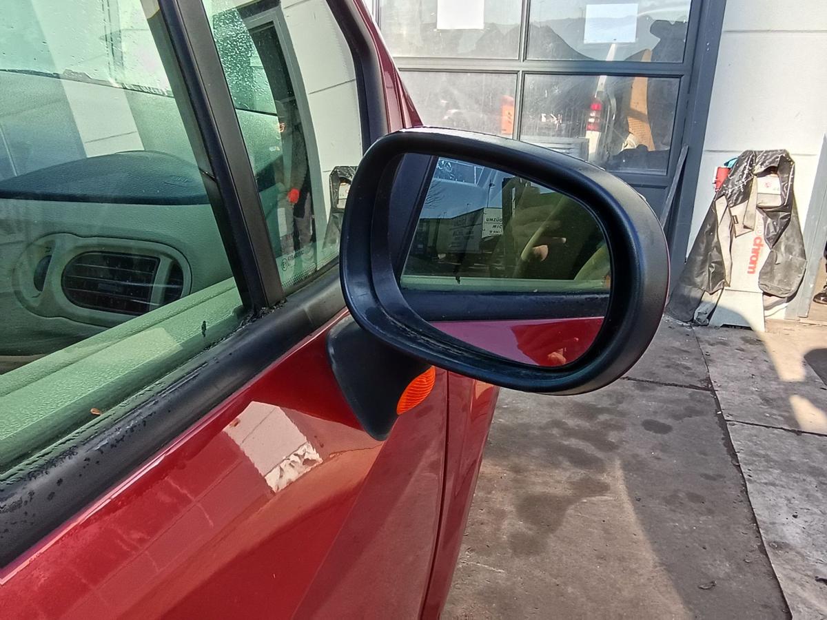 Renault Modus original Au&szlig;enspiegel rechts elektr TEB76 Rot Baujahr 2005