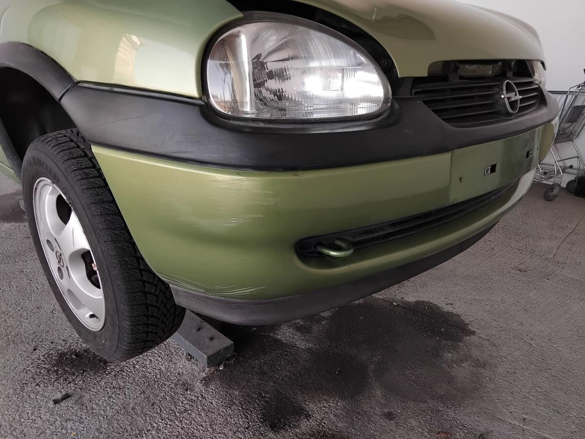 Opel Corsa B Facelift original Stoßfänger Stoßstange vorn 49L kiwigrün BJ2000