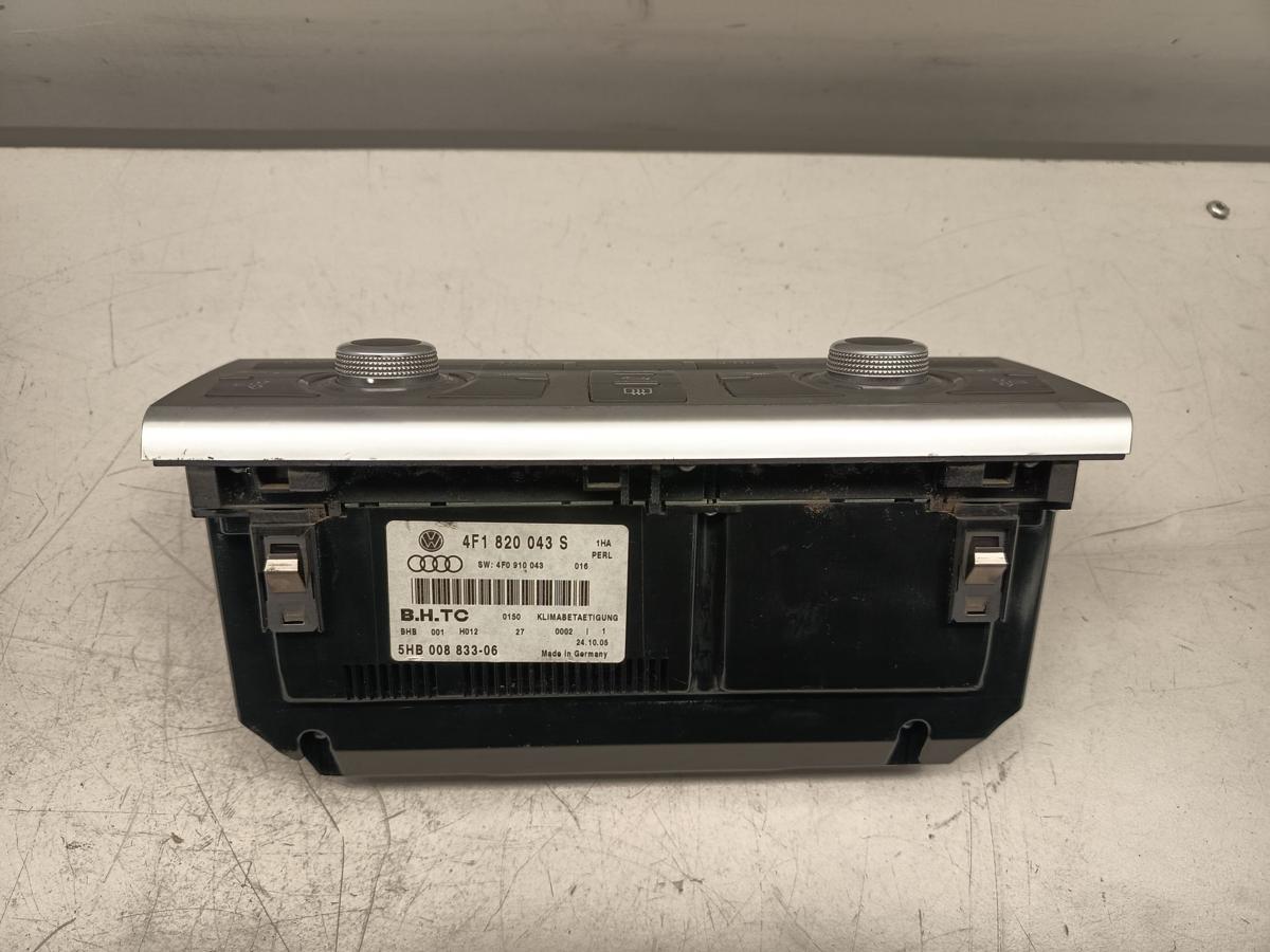 Audi A6 4F original Heizungsbet&auml;tigung Klima 4F1820043S Baujahr 2006
