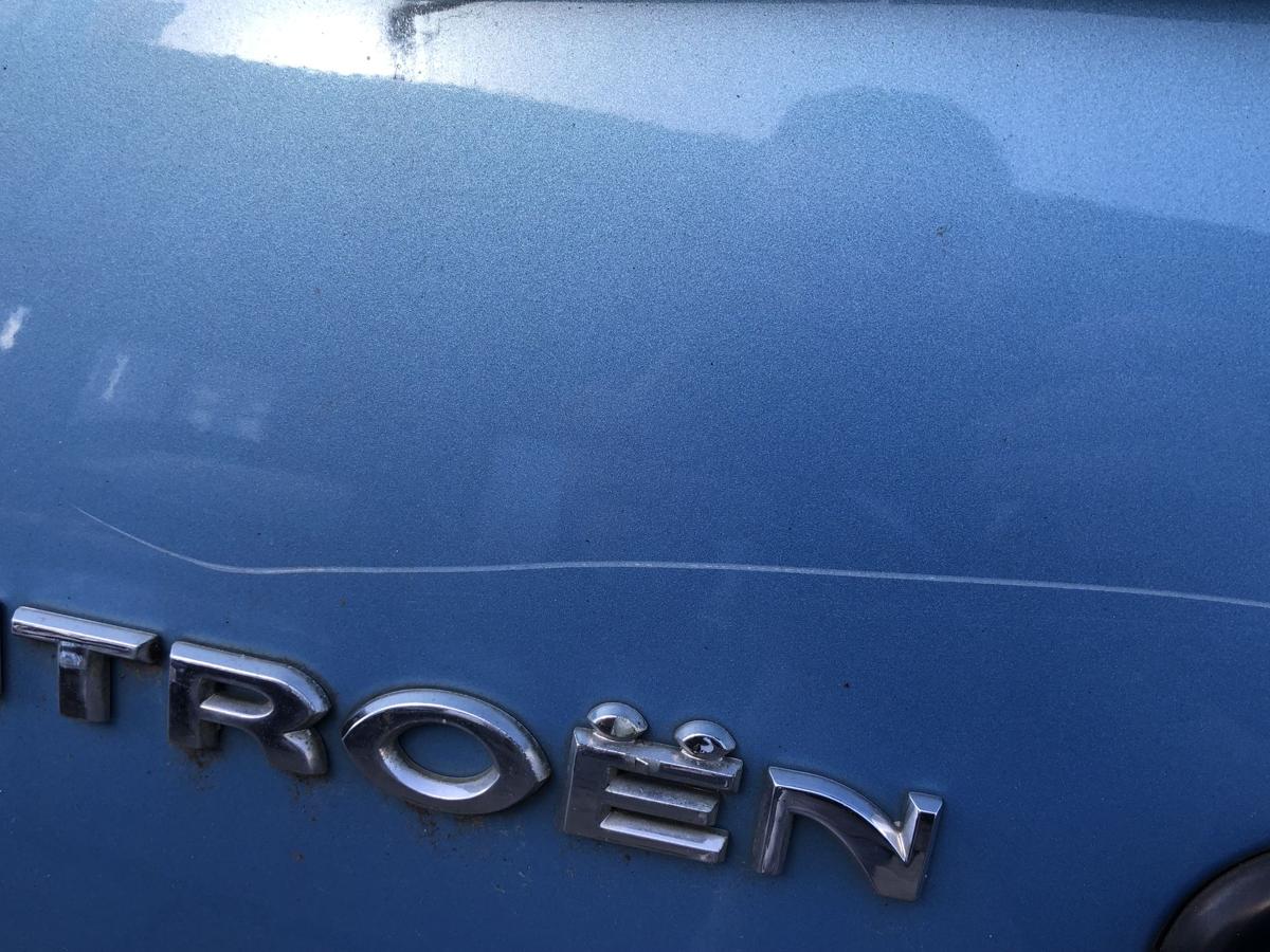 Citroen C3 Typ F Heckklappe mit Heckscheibe Kofferklappe Heckdeckel KMY Blau Met