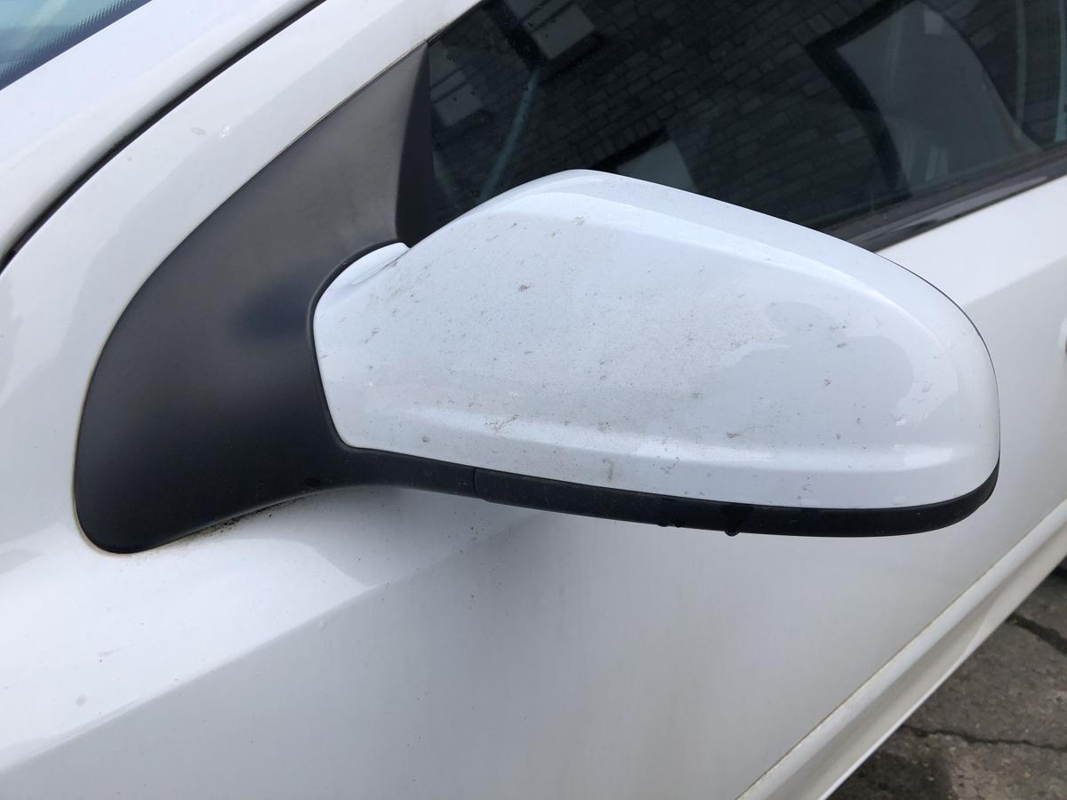Opel Astra H GTC Au&szlig;enspiegel links R&uuml;ckspiegel elektrisch Spiegel 10U wei&szlig;